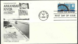 Delcampe - United States 1968  Arkansas River Navigation Channel  Mi.966 - 1961-1970