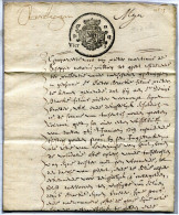Delcampe - Superbe Document Fiscal De GAND 1719 Ex. G. D'Hondt Sur Feuille D'exposition - 1714-1794 (Austrian Netherlands)