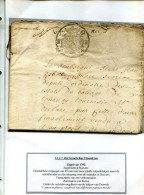 Delcampe - Superbe Document Fiscal De GAND 1752 Ex. G. D'Hondt Sur Feuille D'exposition - 1714-1794 (Austrian Netherlands)