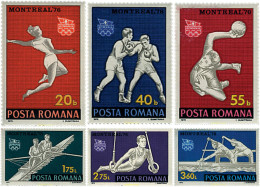 Delcampe - 61980 MNH RUMANIA 1976 21 JUEGOS OLIMPICOS VERANO MONTREAL 1976 - Pallamano
