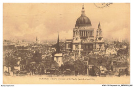 Delcampe - AOWP10-0639-ROYAUME-UNI - LONDON - Bird's Eye View Of Saint-paul's Cathédral And City - St. Paul's Cathedral