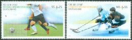 Delcampe - ALLEMAGNE  - 2010 - Sports- Hockey Sur Glace Et Football - 2 V. - 2010 – Zuid-Afrika