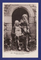 Delcampe - HENON MONCONTOUR Paysans Homme Femme Et Enfant "PRECURSEUR KARTEN BOST" ( TTB état ) CD1095 - Moncontour