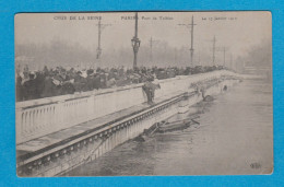 Delcampe - CPA (13) Crue De La Seine Janvier 1910 PARIS Pont De Tolbiac Animé Dos Divisé Non Ecrit Etat Superbe - Floods