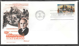 Delcampe - USA FDC Fleetwood Cachet, 1971 Missouri Statehood - 1971-1980