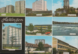 Delcampe - D-45525 Hattingen An Der Ruhr - Alte Ansichten - Berufsschule - Krankenhaus - Finanzamt - Realschule - Car - VW Bus - Hattingen