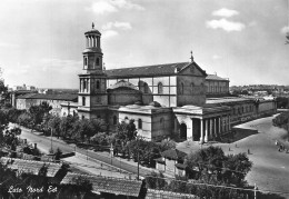 Delcampe - [-10%] ITALIA - Roma - Basilica Di S Paolo - Lato Nord Est - Arcs - Colonnes - Tour - Horloge - Animé - Carte Postale - Kirchen