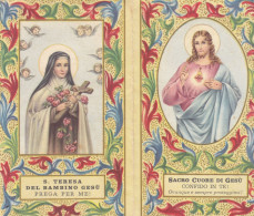 Delcampe - Calendarietto Religioso Tascabile Sacro Cuore Di Gesu' Anno 1959 - Petit Format : 1941-60