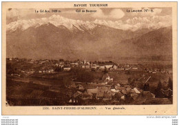Delcampe - SAINT PIERRE D'ALBIGNY  - Vue Générale.   Carte écrite En 1959. 2 Scans - Saint Pierre D'Albigny