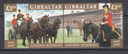 Delcampe - GIBRALTAR 1982 Fauna Animals Horses QEII MNH(**) (f498) - Pferde