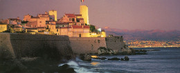 Delcampe - CPM GRAND FORMAT - ALPES MARITIMES - ANTIBES - LES REMPARTS ET LA VIEILLE VILLE LA NUIT - Antibes - Les Remparts