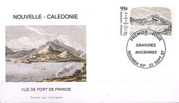 Delcampe - Nouvelle-Calédonie 0739 Fdc Vue De Port De France - Inseln