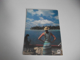 Delcampe - PIN UP GIOVANE DONNA  Di Schiena  Vicino Ha Un Cane Nero Pubblicitaria - Pin-Ups