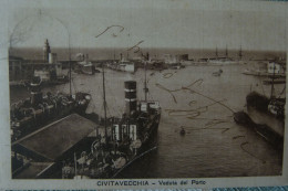 Delcampe - CIVITAVECCHIA - VEDUTA DEL PORTO 1933 - Civitavecchia