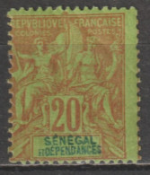 Delcampe - SENEGAL - 1892 - YVERT N° 14 ** MNH  - COTE = 35 EUR. - Nuovi