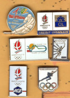 Delcampe - LOT DE 11 PIN'S SUR 2 PHOTOS JEUX OLYMPIQUES ALBERTVILLE 1992    VOIR DESCRIPTIF   ***  425  *** - Olympic Games