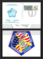 Delcampe - 2625 Espace (space Raumfahrt) Lettre Cover USA Shuttle (navette) Atlantis Start Sts-104 12/7/2001 Stickers (autocollant) - Stati Uniti