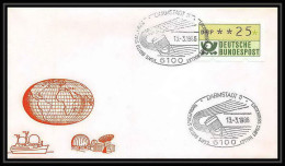 Delcampe - 9329/ Espace (space Raumfahrt) Lettre (cover Briefe) 13/3/1986 Darmstadt Giotto Allemagne (germany Bund) - Europa