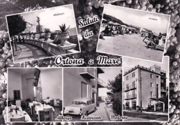 Delcampe - Saluti Da ORTONA A MARE - Spaggia - Belvedere - Albergo - Ristorante - Chieti