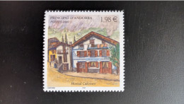 Delcampe - ANDORRE Francais Année 2005  N° 616** MNH Hotel Calones - Unused Stamps