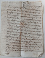 Delcampe - Parchemin Cachet Généralité D’ Auch - 1742 - Expertise D'une Demeure Suite à Plainte - - BE - Algemene Zegels