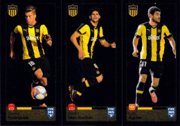 Delcampe - Vignette Panini, FIFA 365, 2016, N°833-834-835 - Other & Unclassified