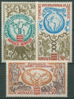 Delcampe - Monaco 1972 Zoologie-Kongress Tiere 1051/53 Postfrisch - Ungebraucht