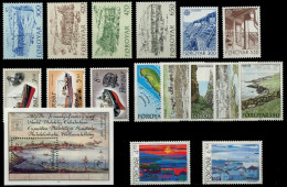 Delcampe - FÄRÖER Nr 145-161 Postfrisch JAHRGANG X90E3CA - Färöer Inseln