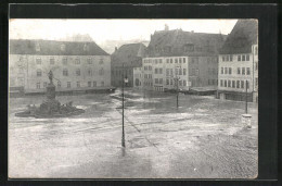 Delcampe - AK Nürnberg, Hochwasser Am Hauptmarkt Mit Neptunbrunnen - Floods