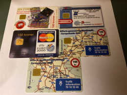 Delcampe - - 72 - Denmark Danmont 5 Different Variants - Dänemark