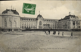 Delcampe - CPA Trouville Sur Mer Le Casino Municipal Facade Du Cote De La Mer - Trouville