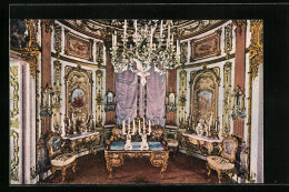 Delcampe - AK Herrenchiemsee, Porzellanzimmer Im Schloss - Autres & Non Classés