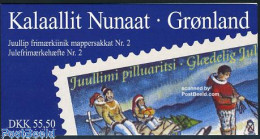 Delcampe - Greenland 1997 Christmas Booklet, Mint NH, Nature - Religion - Dogs - Christmas - Stamp Booklets - Ungebraucht