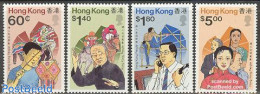 Delcampe - Hong Kong 1989 Life In Hong Kong 4v, Mint NH, Nature - Various - Horses - Folklore - Ungebraucht