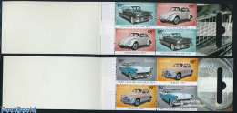 Delcampe - Iceland 2004 Automobiles 2x4v In Booklets, Mint NH, Transport - Stamp Booklets - Automobiles - Ungebraucht
