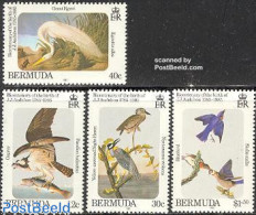 Delcampe - Bermuda 1985 J.J. Audubon 4v, Mint NH, Nature - Birds - Bermuda