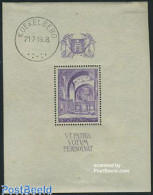 Delcampe - Belgium 1938 Koekelberg S/s (always Cancellation On Border), Unused (hinged), Religion - Churches, Temples, Mosques, S.. - Ungebraucht