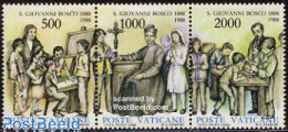 Delcampe - Vatican 1988 Don Bosco 3v [::], Mint NH, Religion - Religion - Unused Stamps
