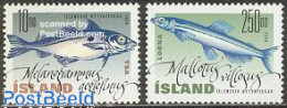 Delcampe - Iceland 2000 Fish 2v, Mint NH, Nature - Fish - Ungebraucht