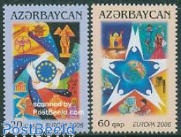 Delcampe - Azerbaijan 2006 Europa 2v, Mint NH, History - Science - Europa (cept) - Computers & IT - Computers