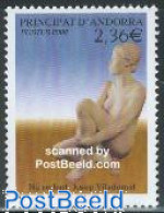 Delcampe - Andorra, French Post 2002 Viladomat Sculpture 1v, Mint NH, Art - Sculpture - Unused Stamps