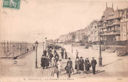Delcampe - TROUVILLE Les Planches Et Les Tennis(SCAN RECTO VERSO)NONO0096 - Trouville