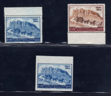 Delcampe - U.P.U. Posta Aerea Lire 200 E 300 - Tre Valori MNH - Ungebraucht