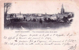 Delcampe - 79 - Deux Sevres -  SAINT MAIXENT L ECOLE - Vue D Ensemble Prise De La Gare - Carte Precurseur - Saint Maixent L'Ecole