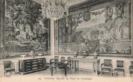 Delcampe - [-5%] FRANCE - Compiègne - Chandeliers Majestueux - Meubles Sculpté - Coll Spéciale Du Palais - Carte Postale Ancienne - Compiegne