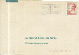 Delcampe - LUXEMBOURG  LETTRE 12F  FLAMME " 25 ANS UNION LUXEMBOURGEOISE DES CONSOMMATEURS " LUXEMBOURG  DE  1986 - Storia Postale