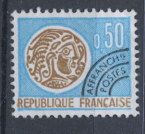 Delcampe - PRÉO 1964 Type Monnaie Gauloise 0,50f N°128 Sans Gomme - 1964-1988