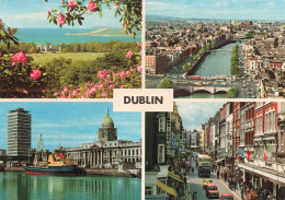 Delcampe - [-5%] IRLANDE - County Dublin - Multivues - Beautiful Entrertaining Witty Dublin - City Of Sean O Case - Carte Postale - Dublin