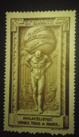 Delcampe - ERINNOPHILIE PARIS 1925 PAVILLON DE MARSAN EXPOSITIONINTERNATIONAL PHILATELISTES VENEZ TOUS A PARIS - Vignetten (Erinnophilie)