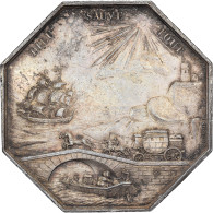 Delcampe - France, Jeton, Réunion Des Assureurs Particuliers De Paris, 1830, Argent, TTB+ - Other & Unclassified
